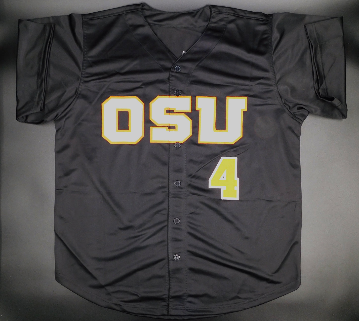 Steven Kwan Signed Autographed Oregon State Baseball Jersey Black CWS Guardians JSA COA