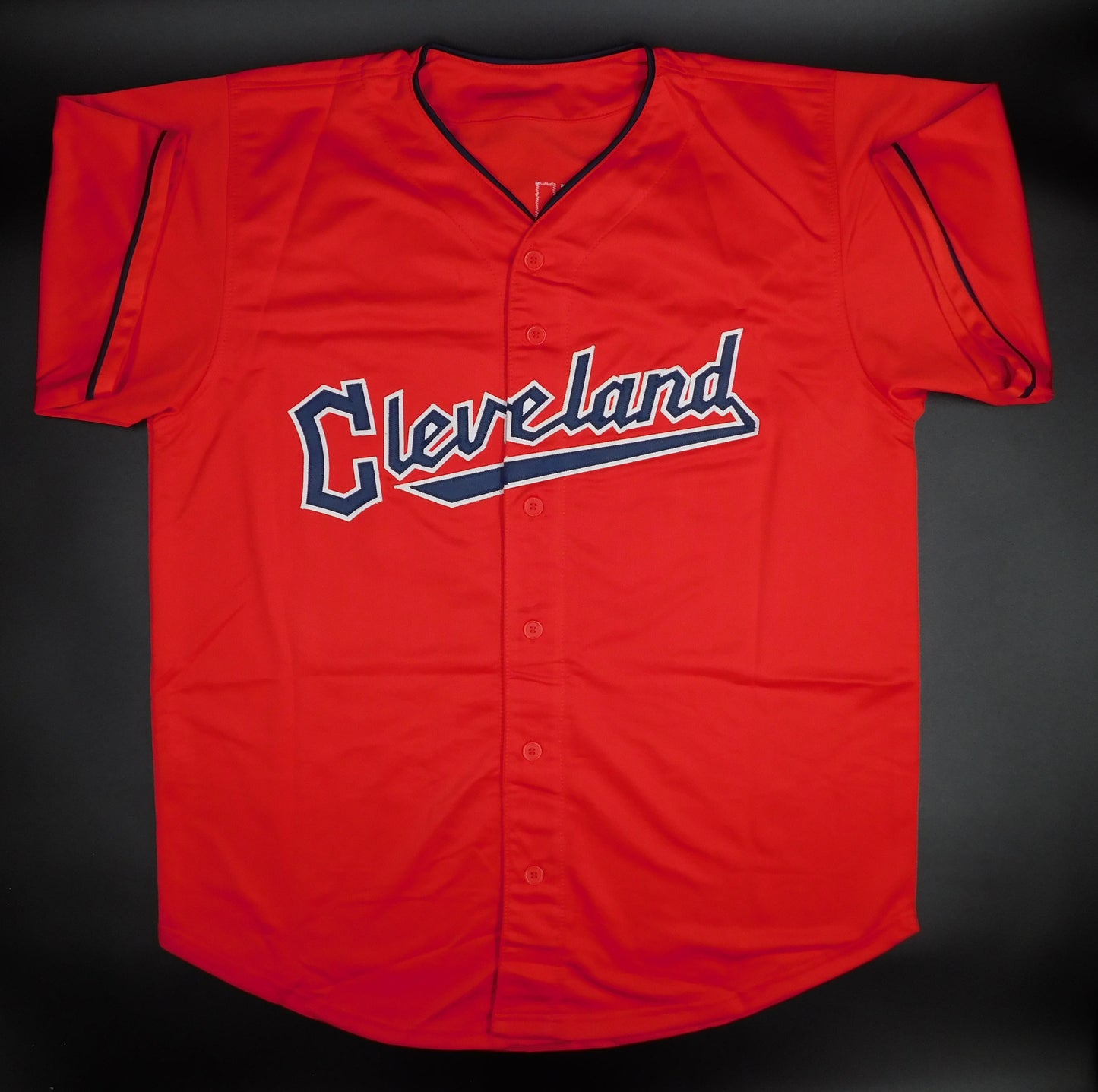 Steven Kwan Signed Autographed Cleveland Guardians Red Baseball Jersey JSA COA