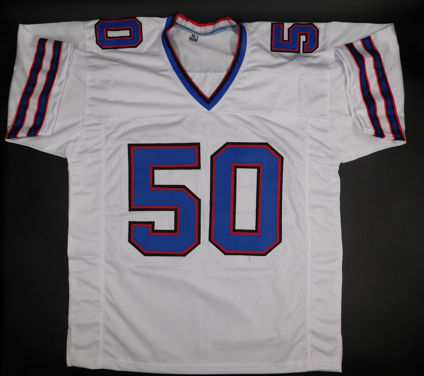 Gregory Greg Rousseau Signed Autographed Buffalo Bills White Jersey Miami JSA COA