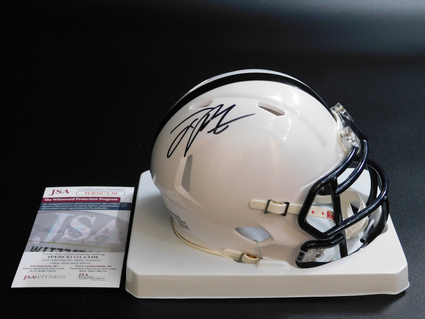 Joey Porter Jr. Signed Autographed Penn State Nittany Lions Speed Mini Helmet Steelers JSA COA