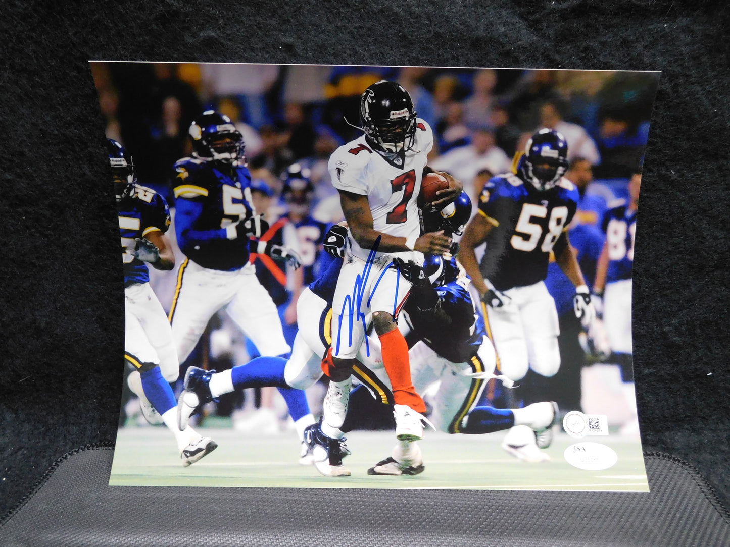 Micheal Vick Signed/Autographed 8x10 Photo Atlanta Falcons JSA COA
