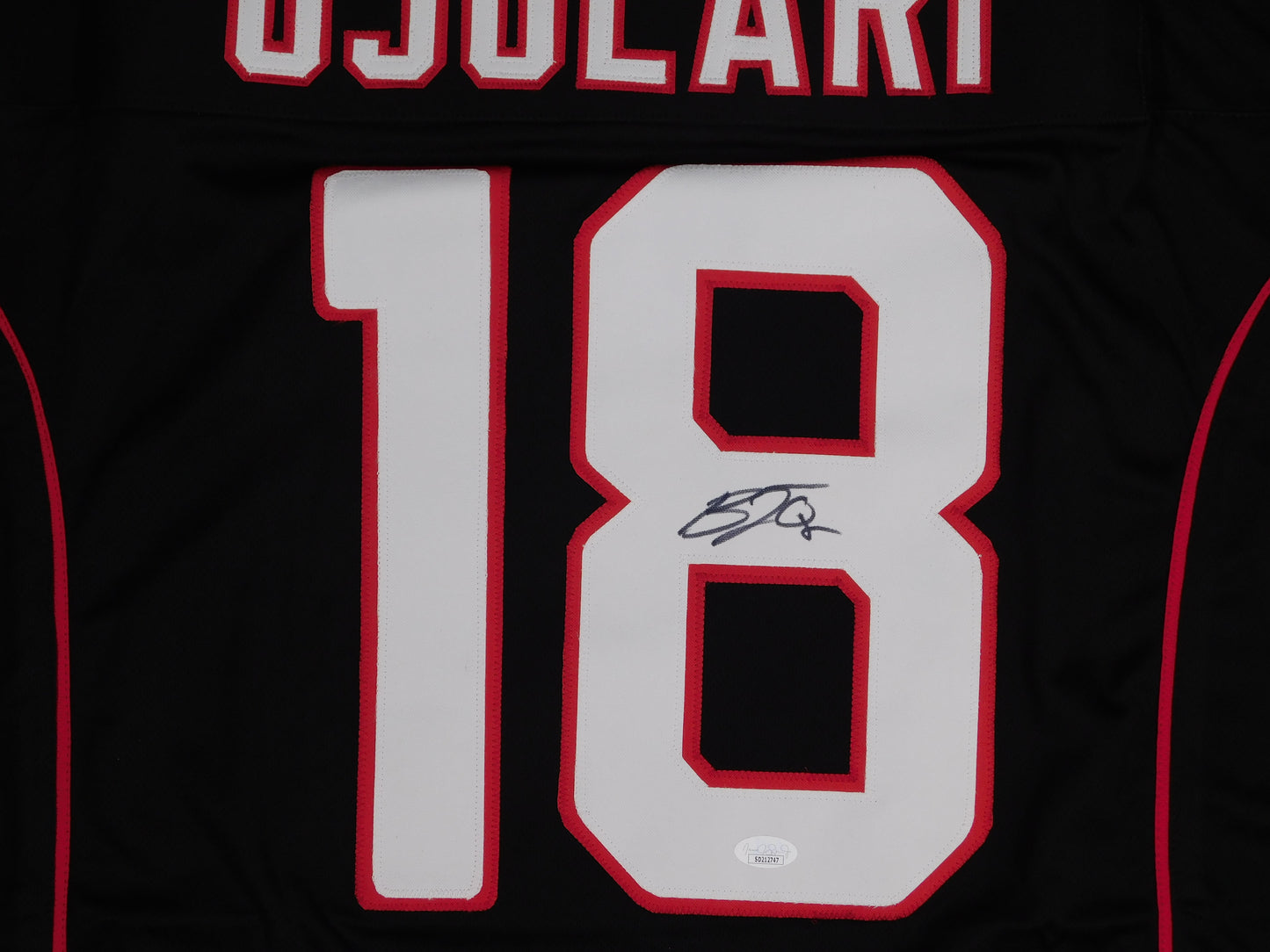 BJ Ojulari Signed Autographed Arizona Cardinals Black Football Jersey JSA COA