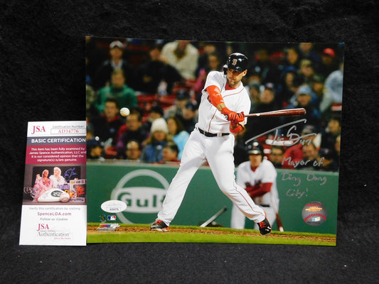 Travis Shaw Signed/Autographed 8x10 Photo Boston Red Sox JSA COA