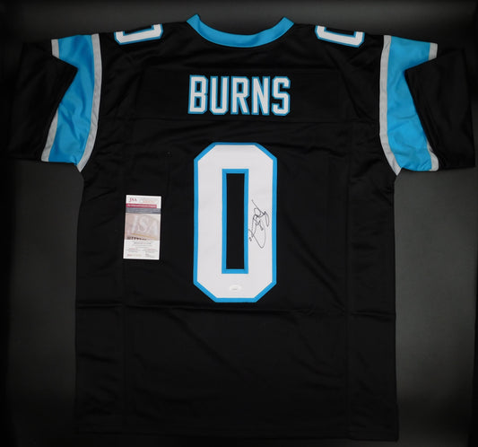 Brian Burns Signed Autographed Carolina Panthers Black Football Jersey JSA COA