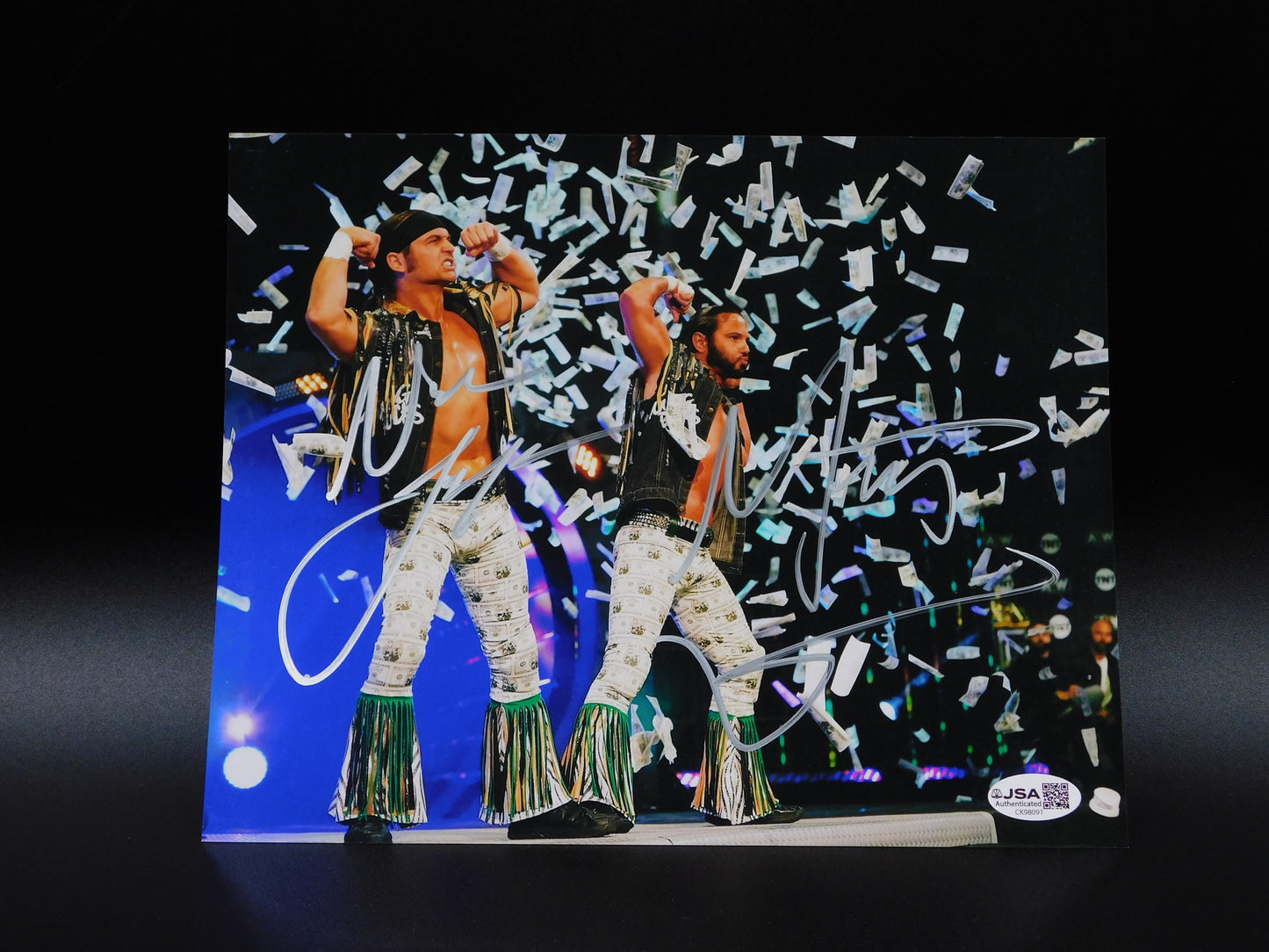 The Young Bucks Signed/Autographed 8x10 Photo JSA COA WWE