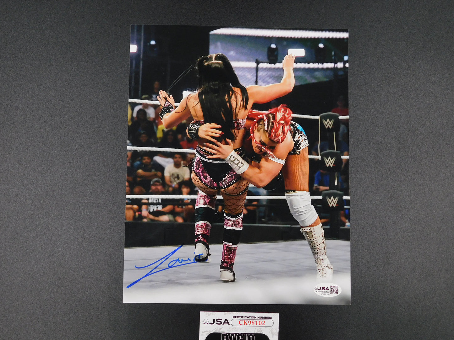 Zaria Signed/Autographed 8x10 Photo JSA COA WWE