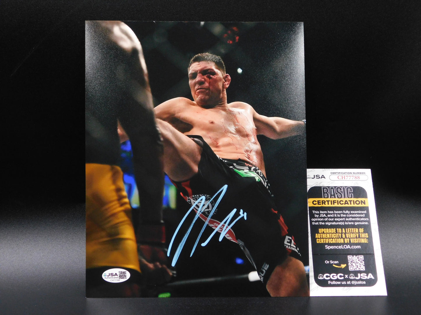 Nick Diaz Signed/Autographed 8x10 Photo JSA COA UFC