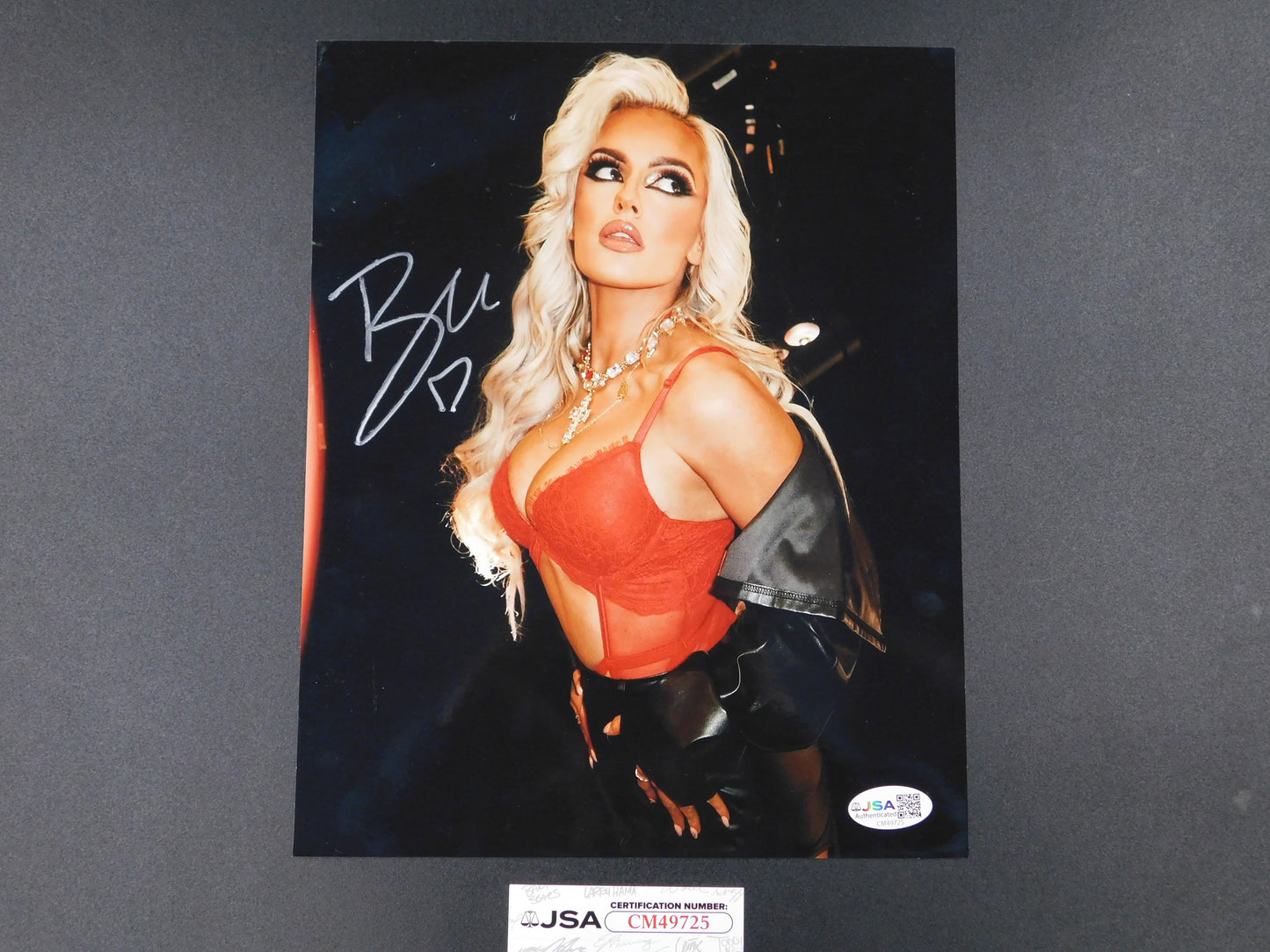 Blake Monroe Signed/Autographed 8x10 Photo JSA COA WWE