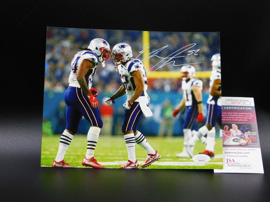 Elandon Roberts Signed/Autographed 8x10 Photo New England Patriots JSA COA