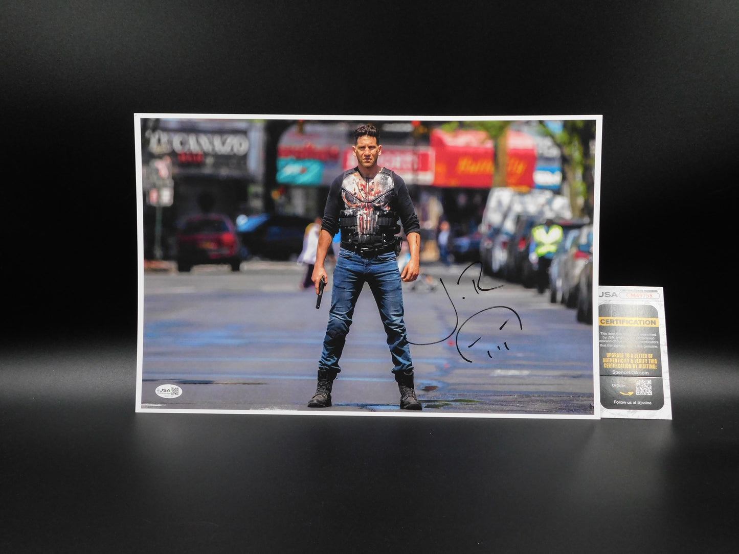 John Bernthal Signed/Autographed Punisher 11x17 Poster JSA COA (B)