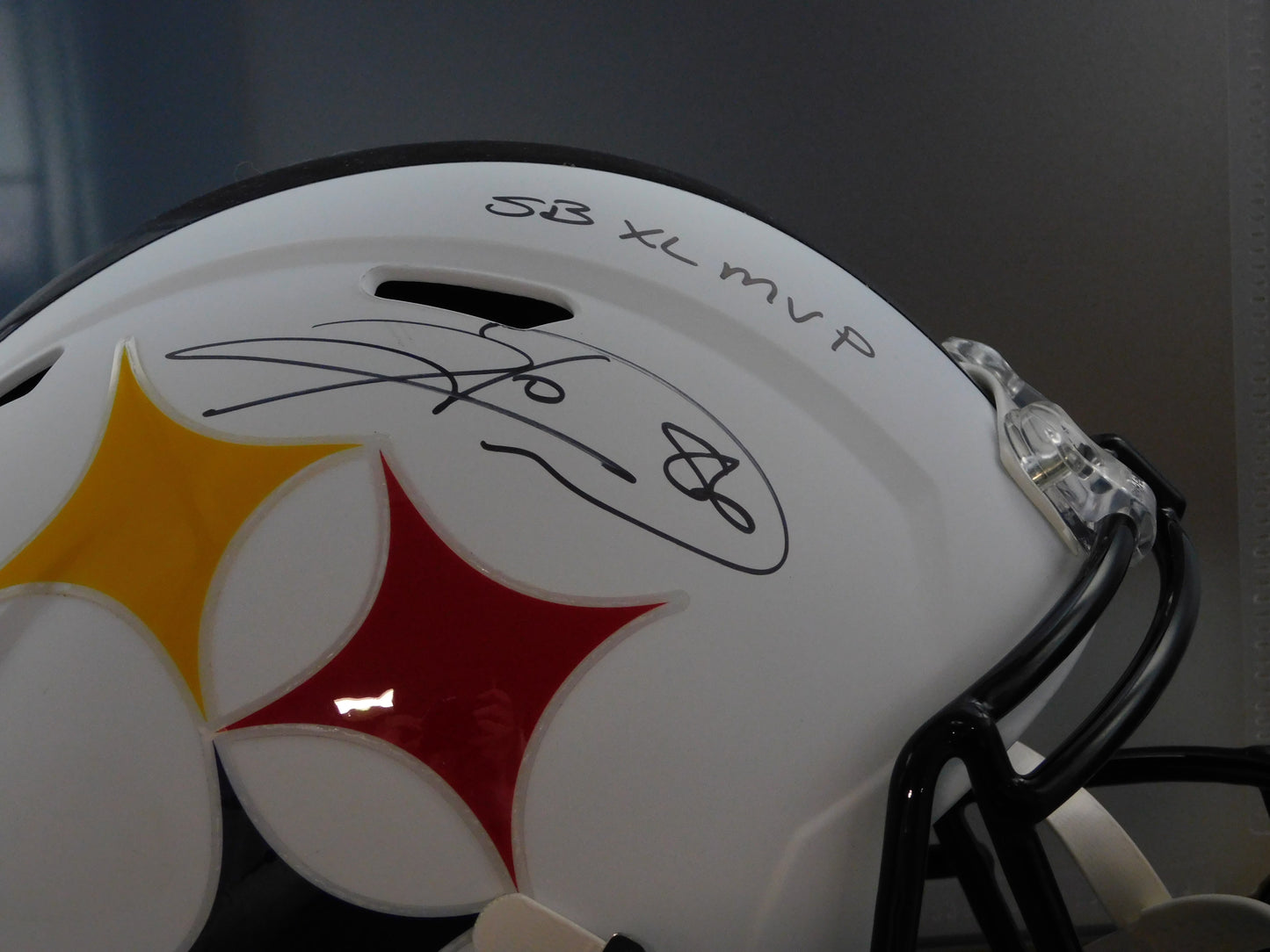 Hines Ward Signed Autographed Inscribed Full Size Steelers AMP Helmet SB MVP JSA COA A