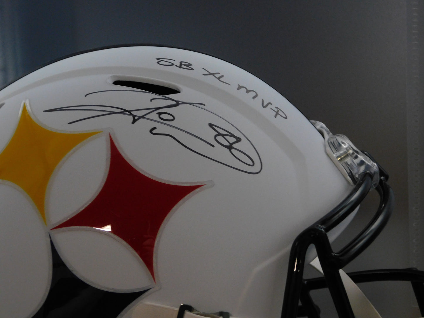Hines Ward Signed Autographed Inscribed Full Size Steelers AMP Helmet SB MVP JSA COA B