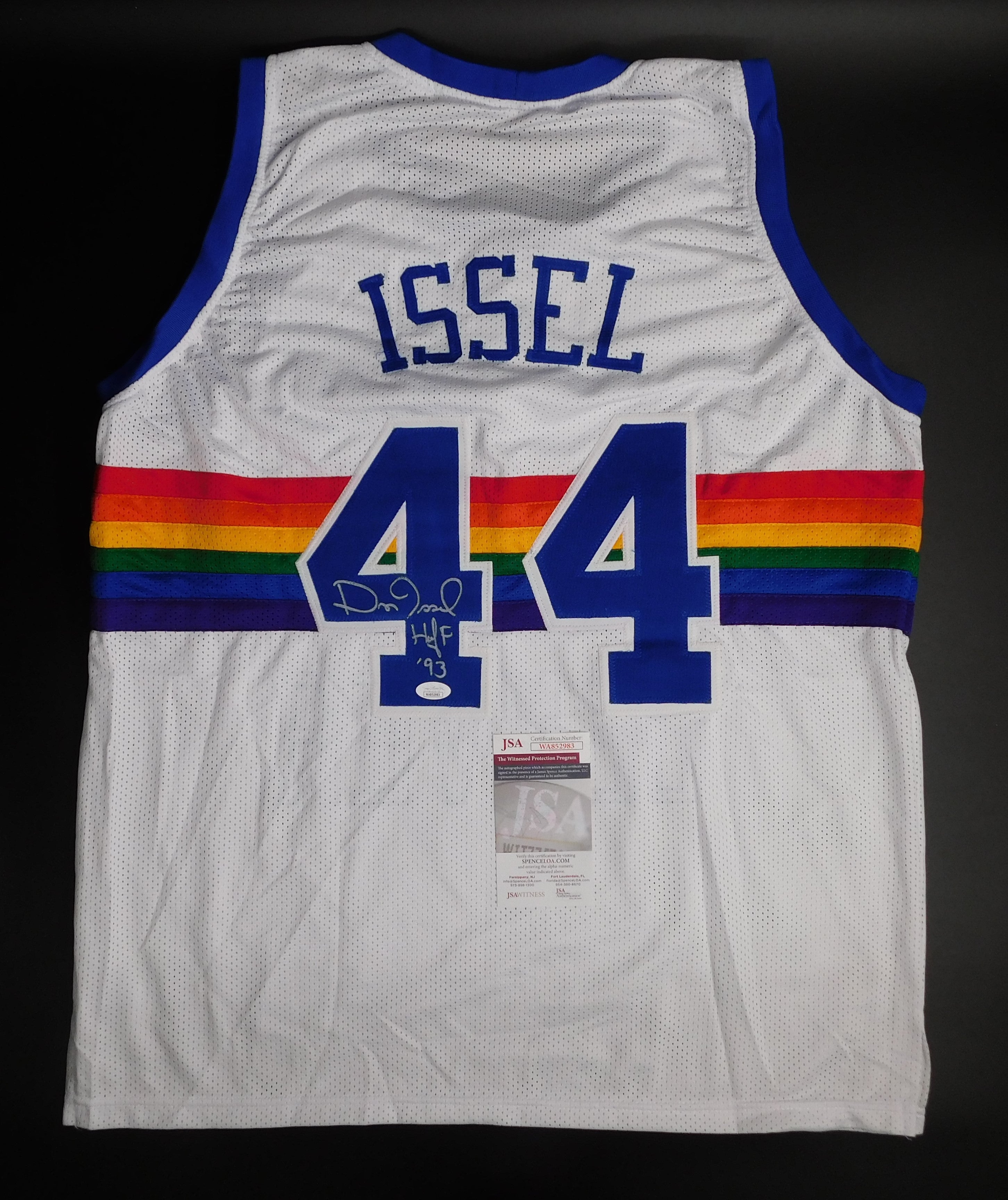 Dan Issel online Autographed/Signed Jersey JSA COA Kentucky Colonels HOF