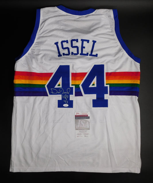 Dan Issel Signed Autographed Denver Nuggets Basketball Jersey HOF Kentucky JSA COA