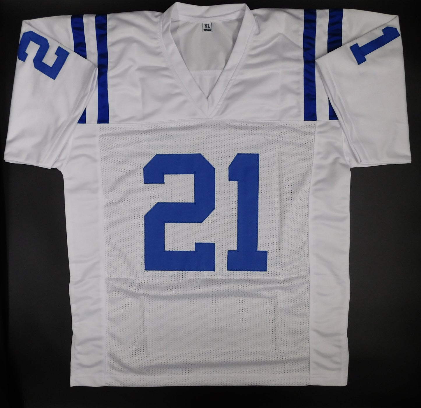 Nyheim Hines Signed Autographed Indianapolis Colts White Football Jersey JSA COA