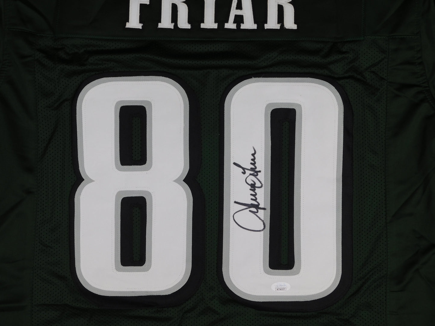 Irving Fryar Signed Autograph Philadelphia Eagles Green Football Jersey JSA COA