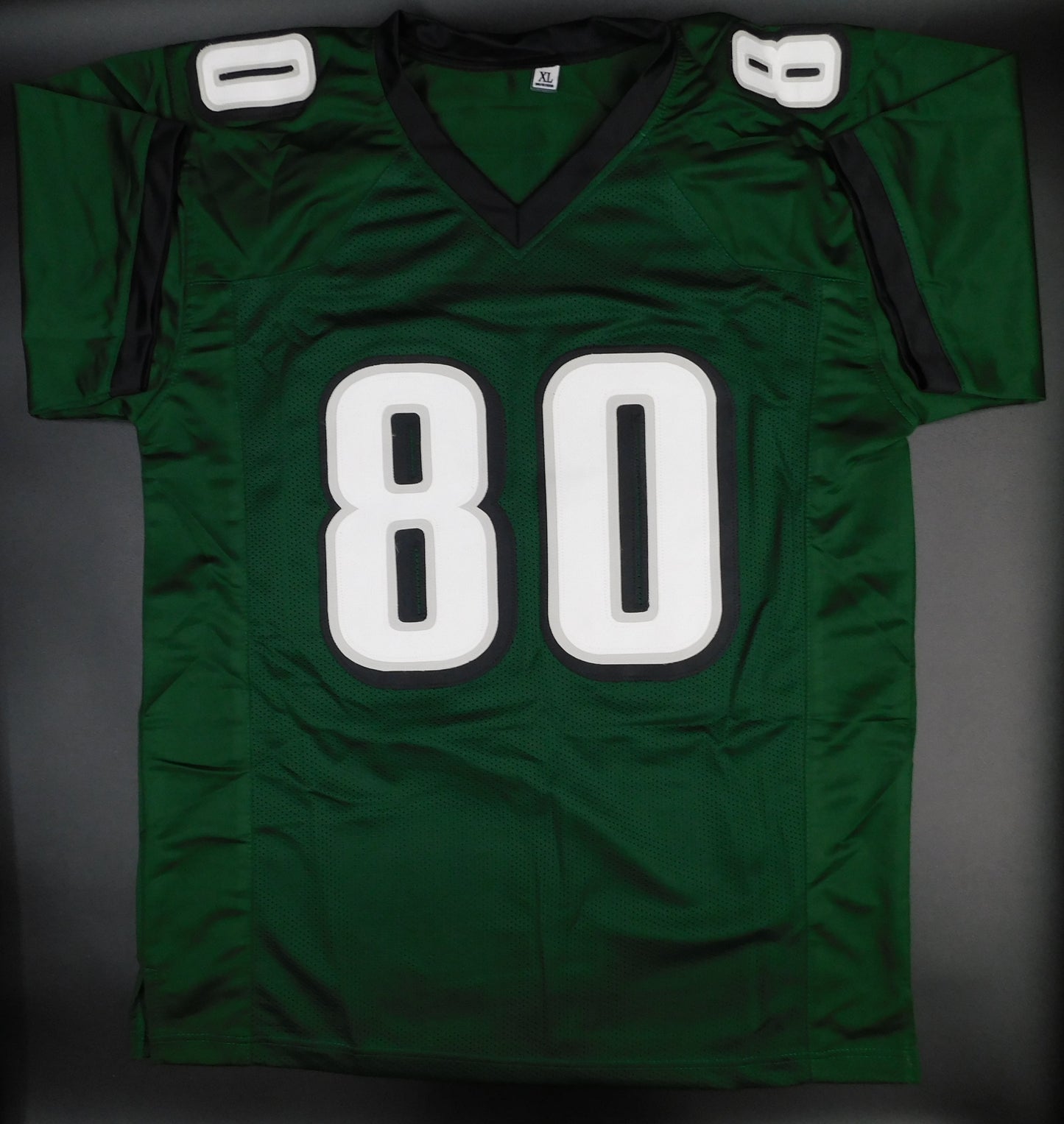 Irving Fryar Signed Autograph Philadelphia Eagles Green Football Jersey JSA COA