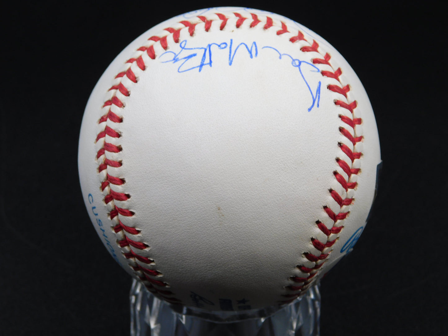 Mickey Mantle Derek Jeter & Don Mattingly Signed OAL Baseball Yankees Legends BAS LOA MLB