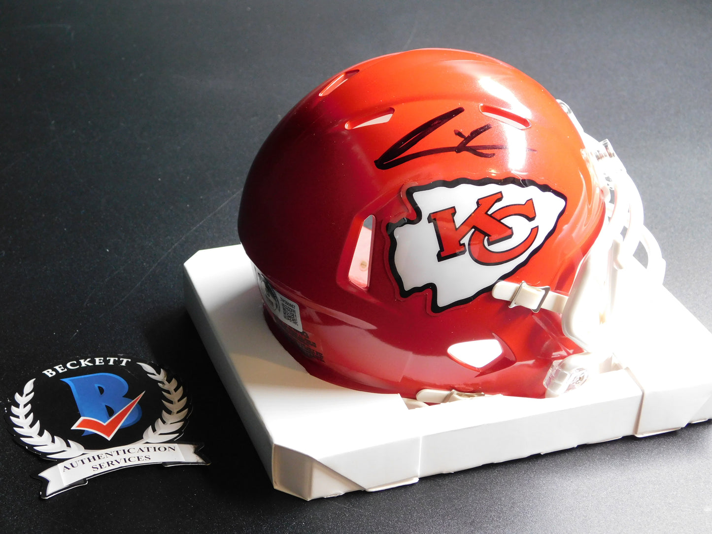 Felix Anudike-Uzomah Signed Autographed Kansas City Chiefs Speed Mini Helmet BAS COA