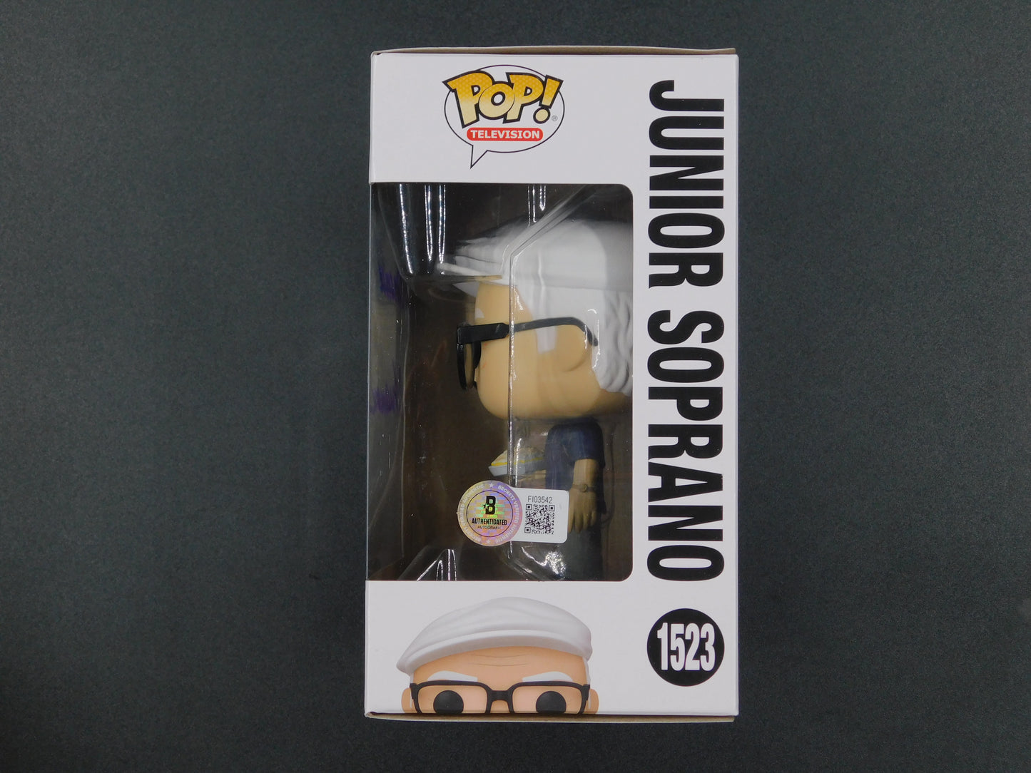 Dominic Chianese Signed Autograph Funko Pop 1523 Sopranos Uncle Junior BAS COA A