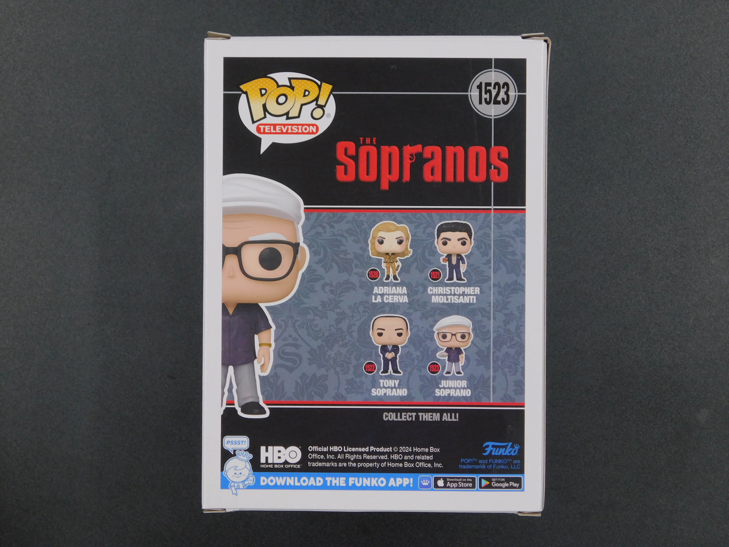 Dominic Chianese Signed Autograph Funko Pop 1523 Sopranos Uncle Junior BAS COA A