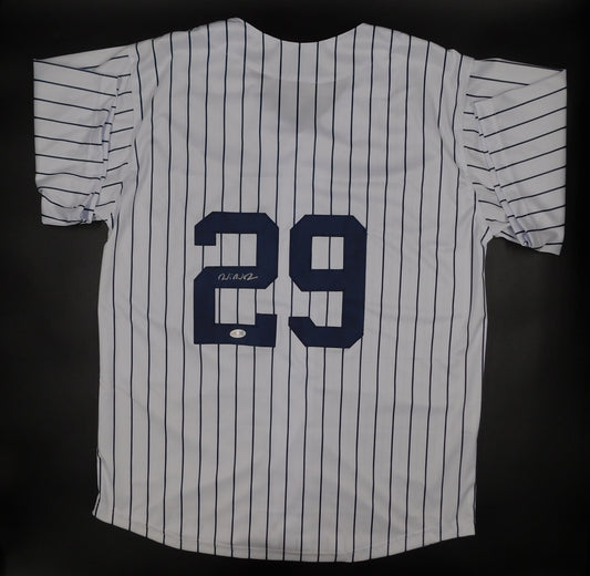 Will Warren Signed Autographed New York Yankees Pinstripe Jersey JSA COA