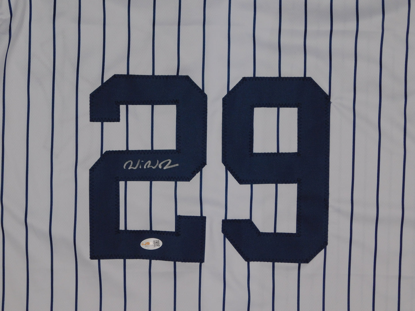 Will Warren Signed Autographed New York Yankees Pinstripe Jersey JSA COA