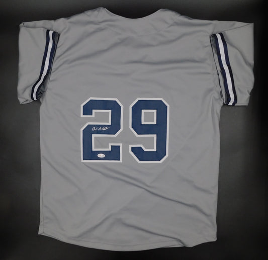 Will Warren Signed Autographed New York Yankees Grey Away Jersey JSA COA
