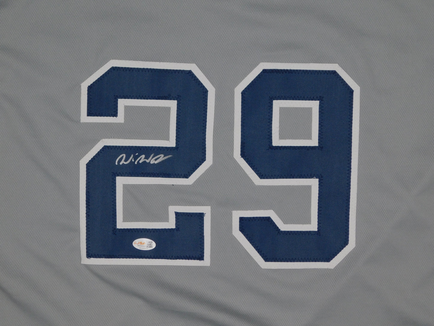 Will Warren Signed Autographed New York Yankees Grey Away Jersey JSA COA