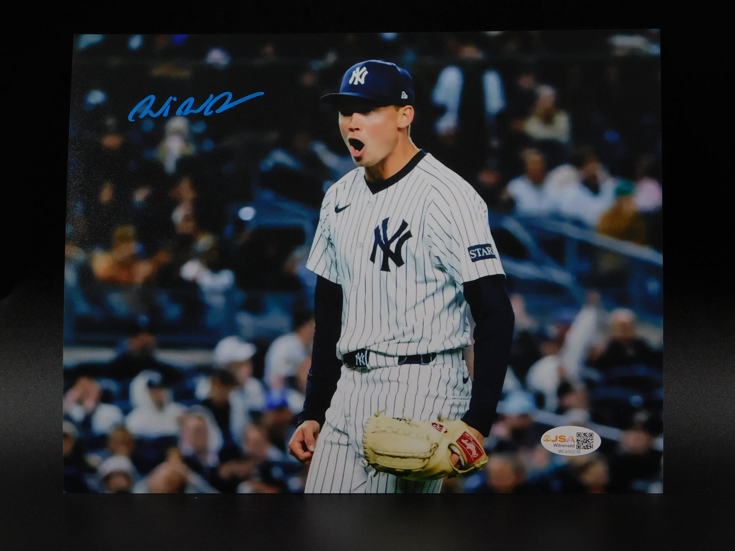 Will Warren Signed Autographed 8x10 Color Photograph New York Yankees JSA COA B