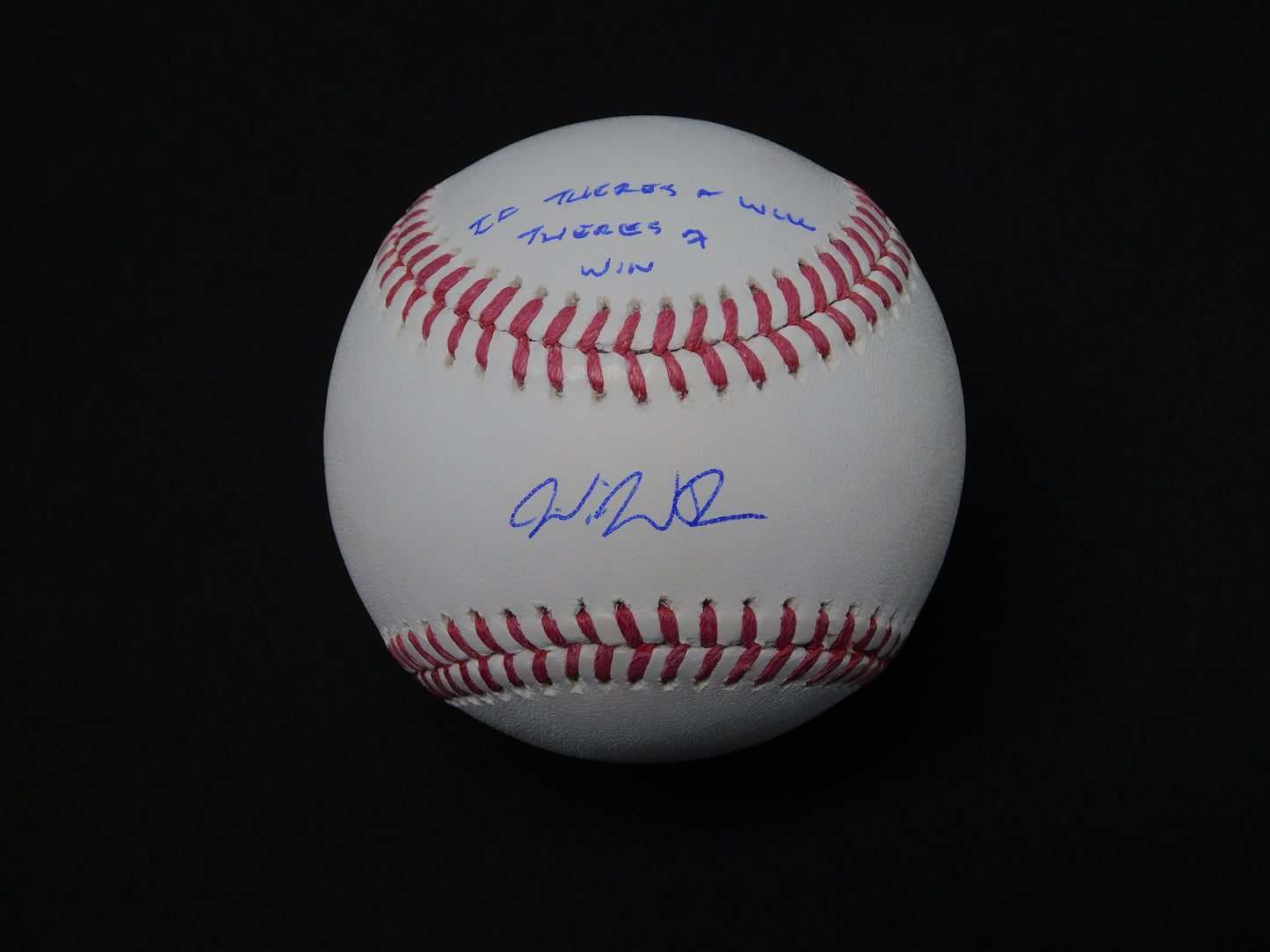 Will Warren Signed OML Baseball If There A Will Inscribed NY Yankees JSA COA