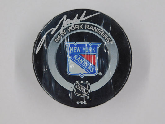 Mark Messier Signed Autographed Hockey Puck New York Rangers Steiner Sports COA