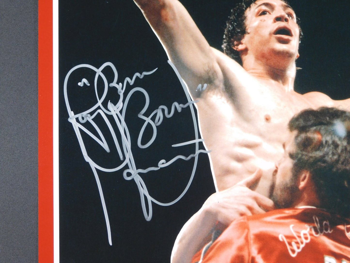 Ray Boom Boom Mancini Signed Autographed 11x14 Photo Boxing HOF JSA COA