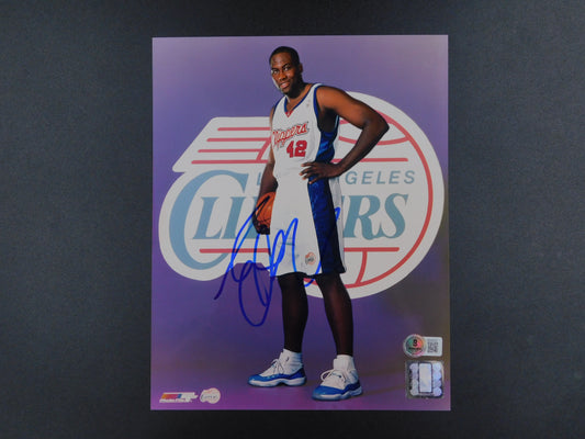 Elton Brand Signed Autographed 8x10 Photo Los Angeles Clippers 1st Pick BAS COA