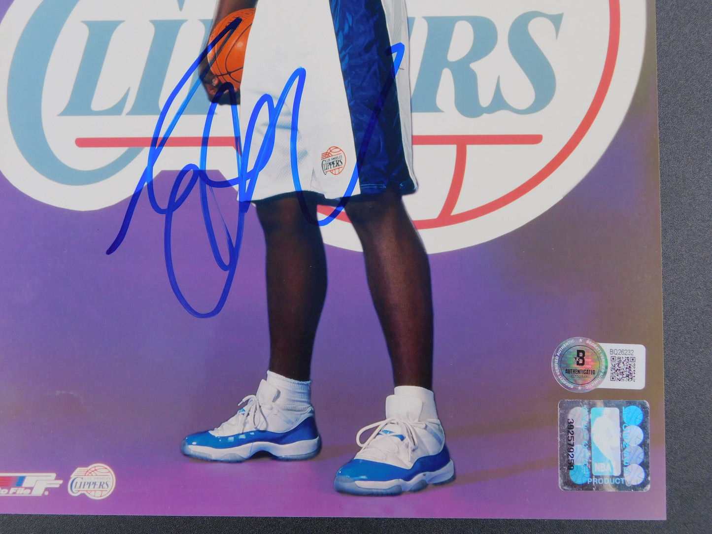 Elton Brand Signed Autographed 8x10 Photo Los Angeles Clippers 1st Pick BAS COA