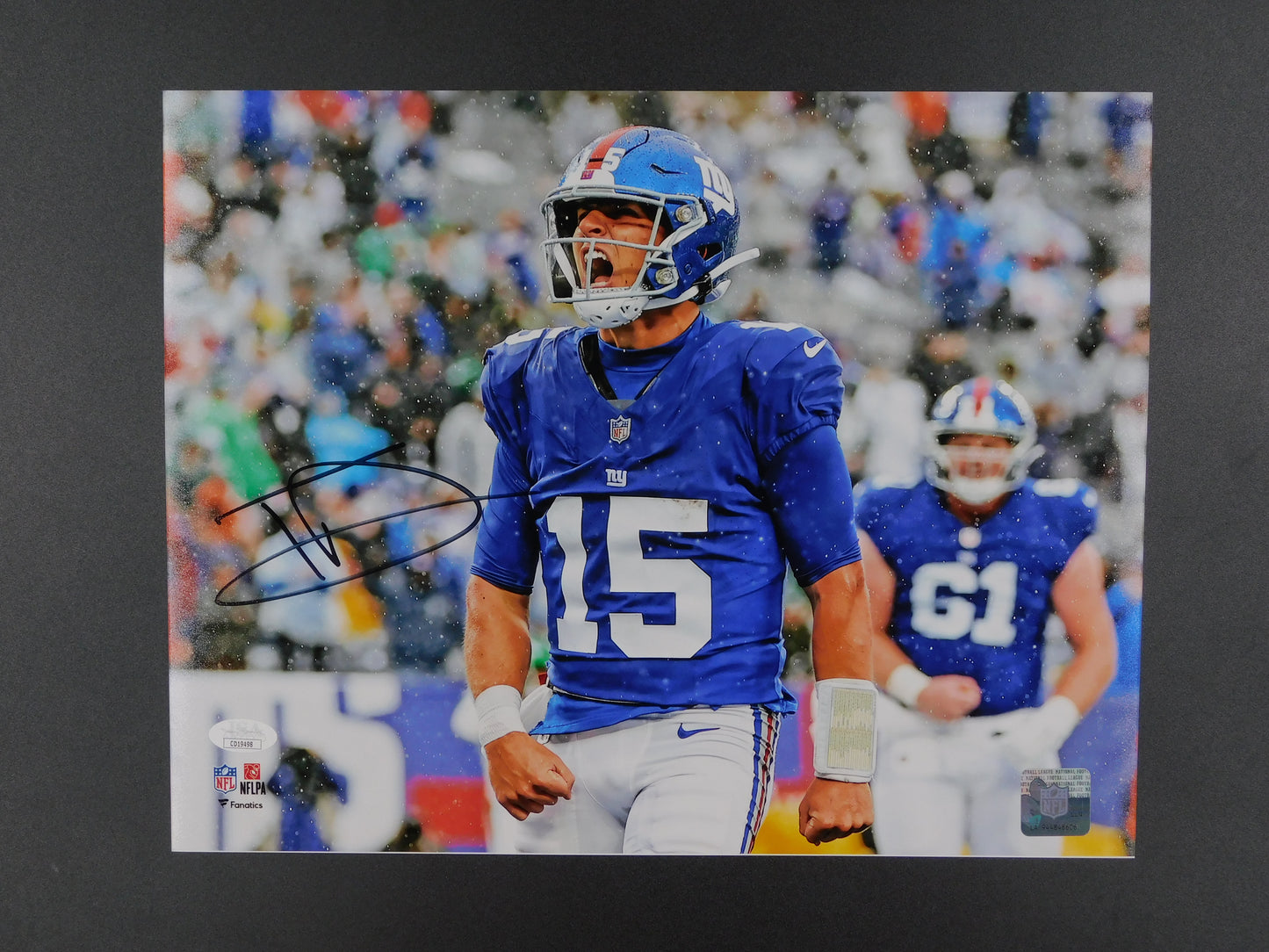 Tommy DeVito Signed Autographed 11x14 Photo New York Giants Cutlets JSA COA