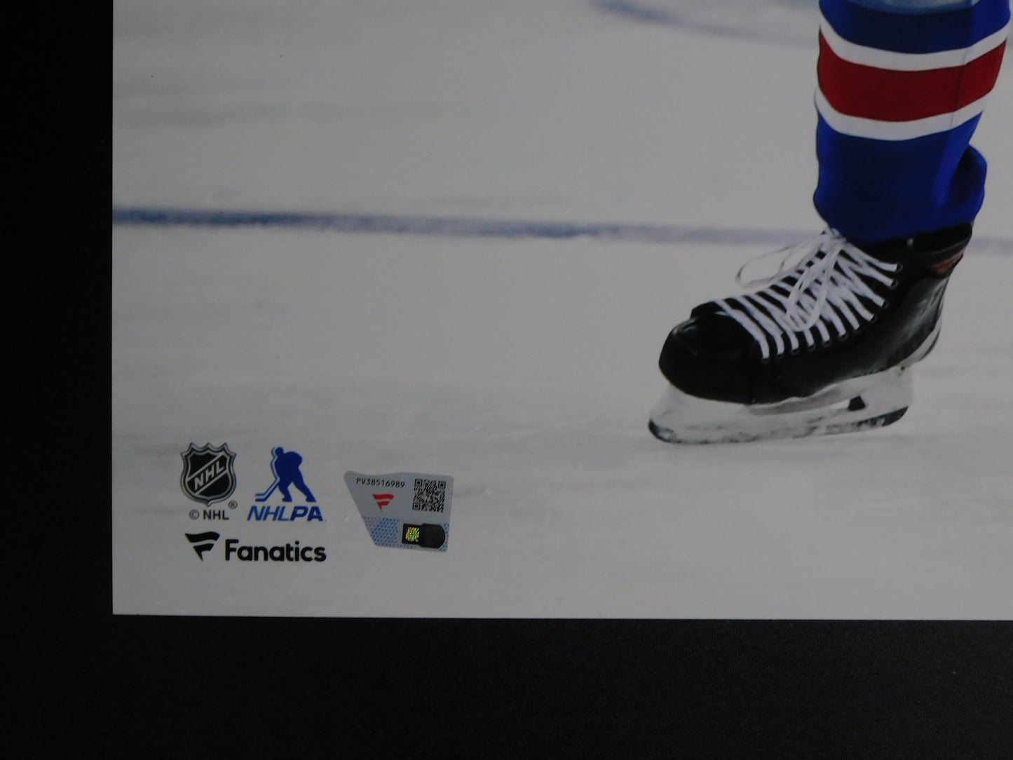 K'Andre Miller Signed Autographed 16x20 Photo New York Rangers Fanatics COA