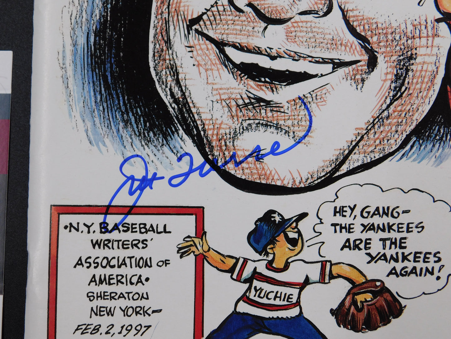 Joe Torre Signed Auto Full New York Yankees Magazine 1996 World Series JSA COA