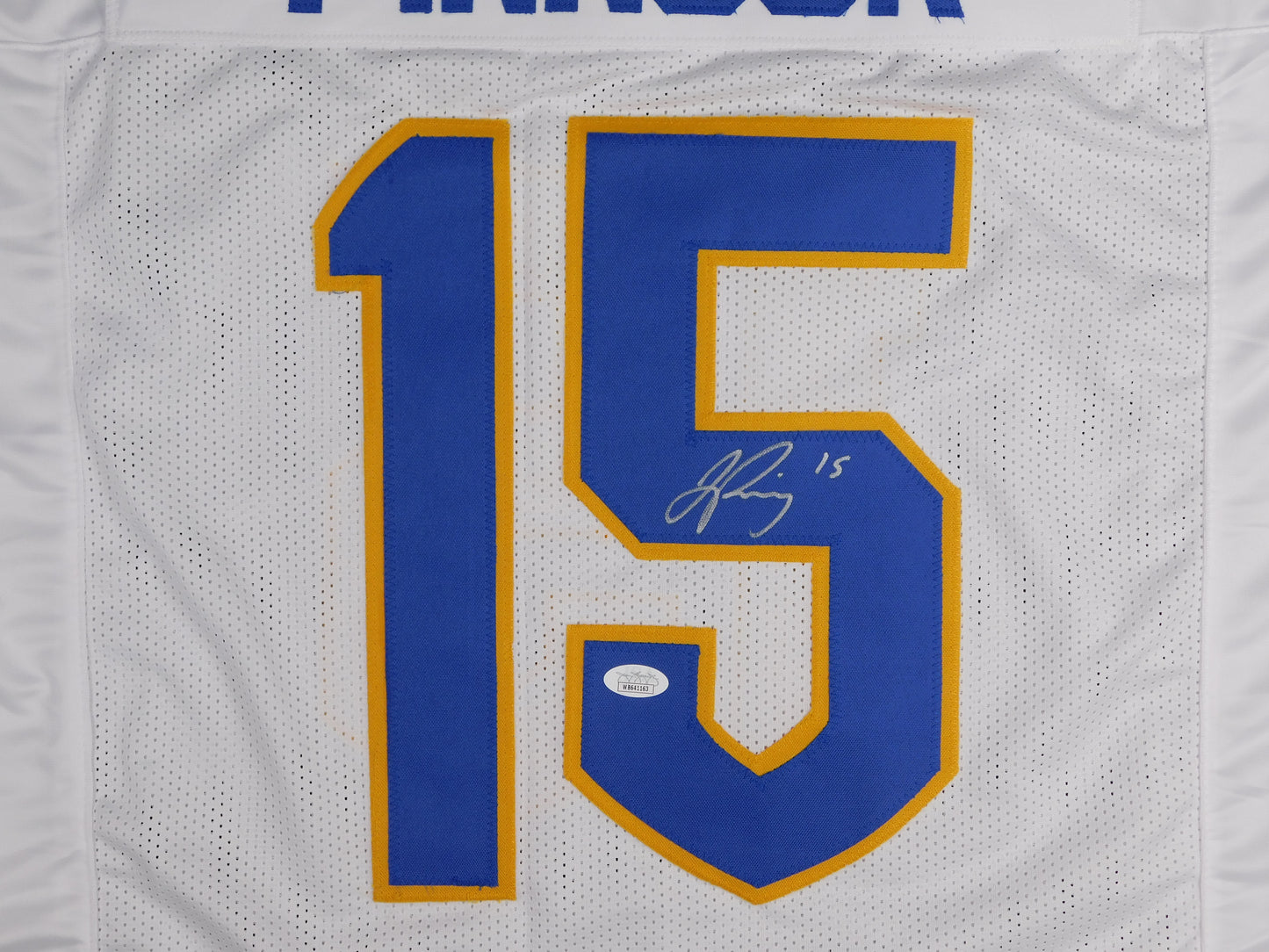 Jason Pinnock Signed Autographed Pitt Panthers White Football Jersey Giants JSA COA