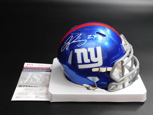 Jason Pinnock Signed Autographed New York Giants Speed Mini Helmet Pitt JSA COA