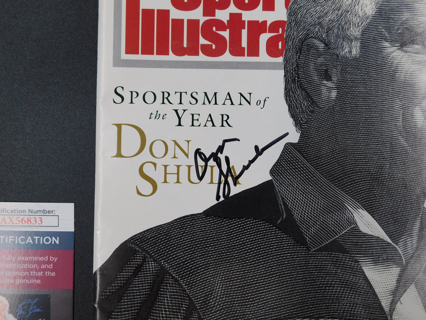 Don Shula Signed Autographed Full Sports Illustrated Magazine 1993 Miami Dolphins JSA COA