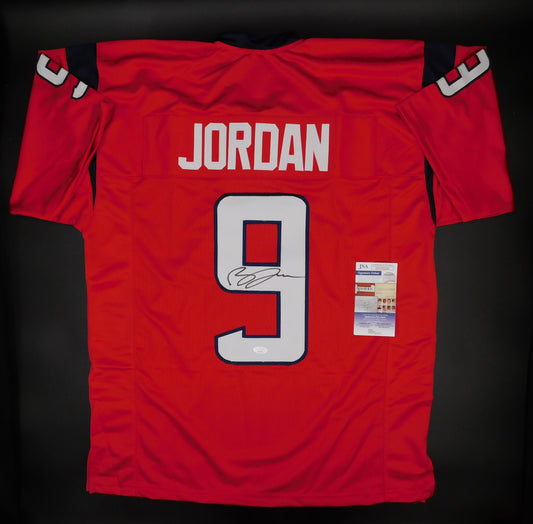 Brevin Jordan Signed Autographed Houston Texans Red Football Jersey Miami JSA COA