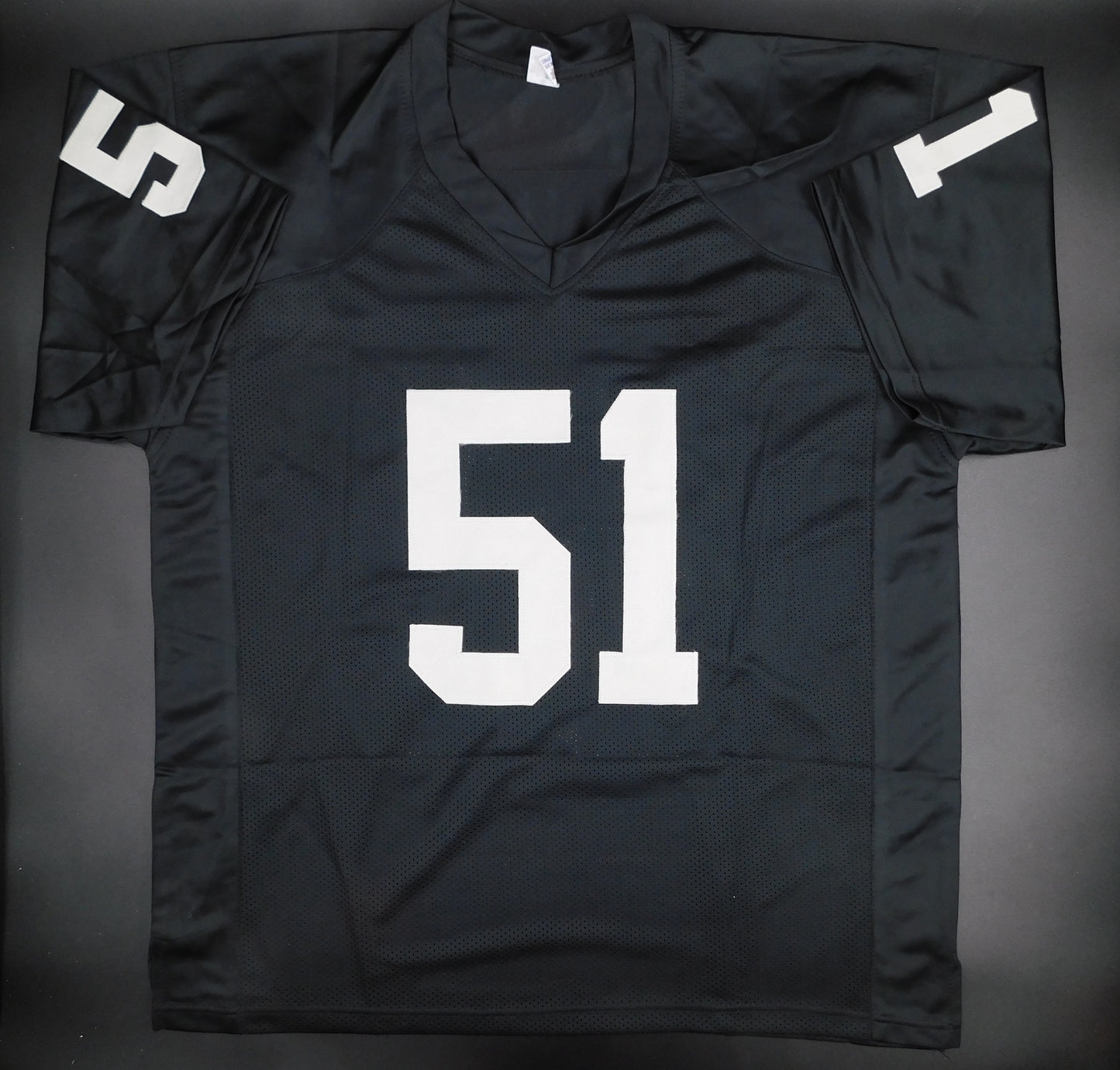 Malcolm Koonce Signed Autograph Las Vegas Raiders Black Football Jersey JSA COA