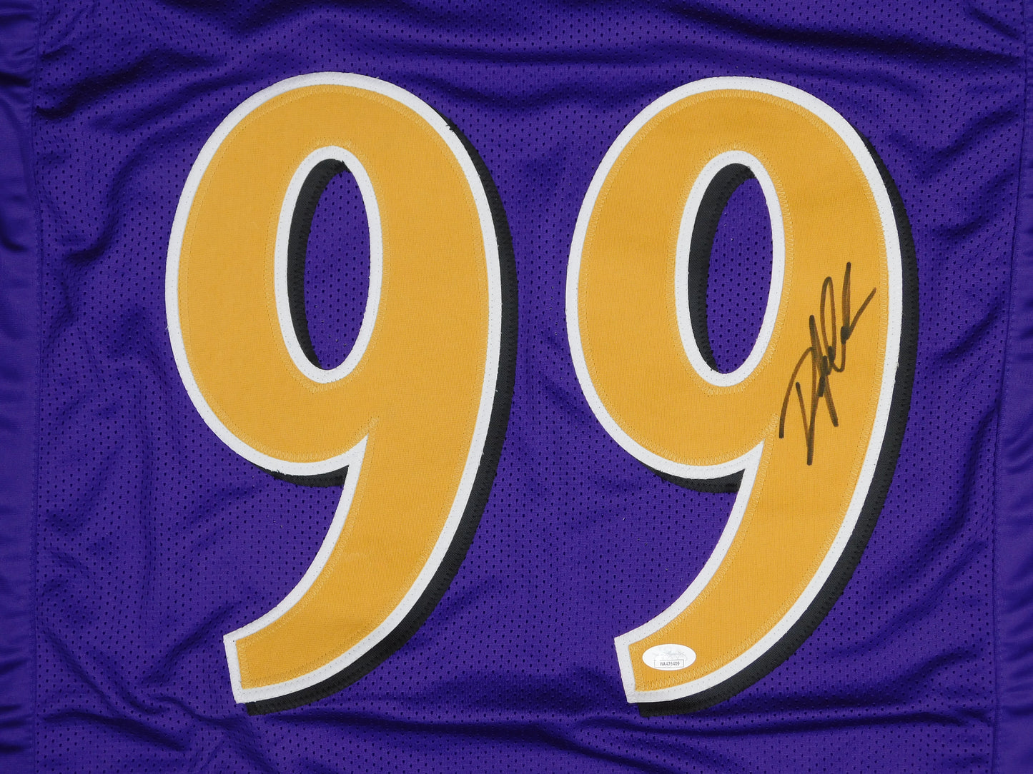 Odafe Oweh Signed Autographed Baltimore Ravens Color Rush Football Jersey JSA COA