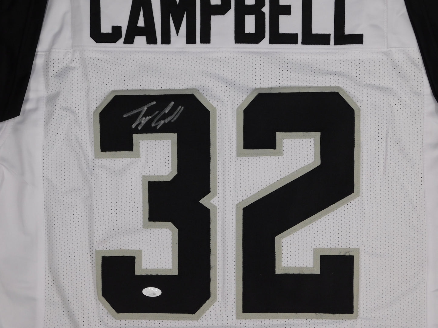 Tyson Campbell Signed Autographed Jacksonville Jaguars White Football Jersey JSA COA