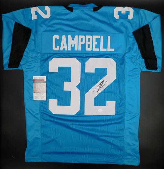 Tyson Campbell Signed Autographed Jacksonville Jaguars Teal Football Jersey JSA COA