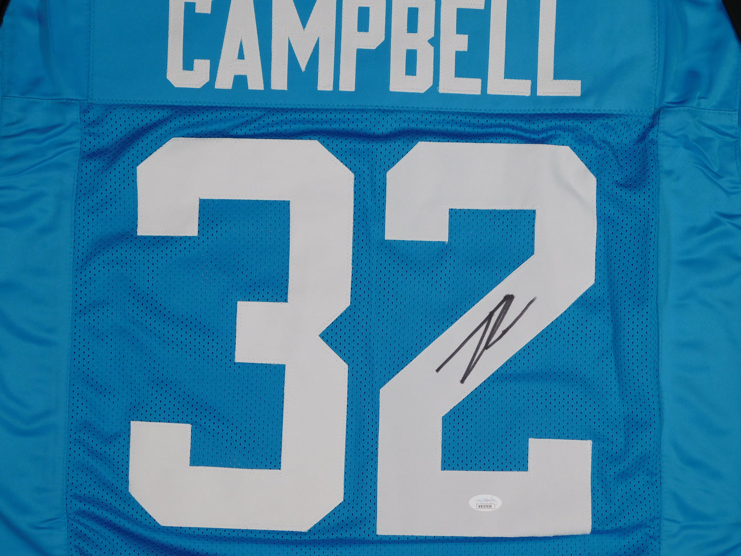 Tyson Campbell Signed Autographed Jacksonville Jaguars Teal Football Jersey JSA COA