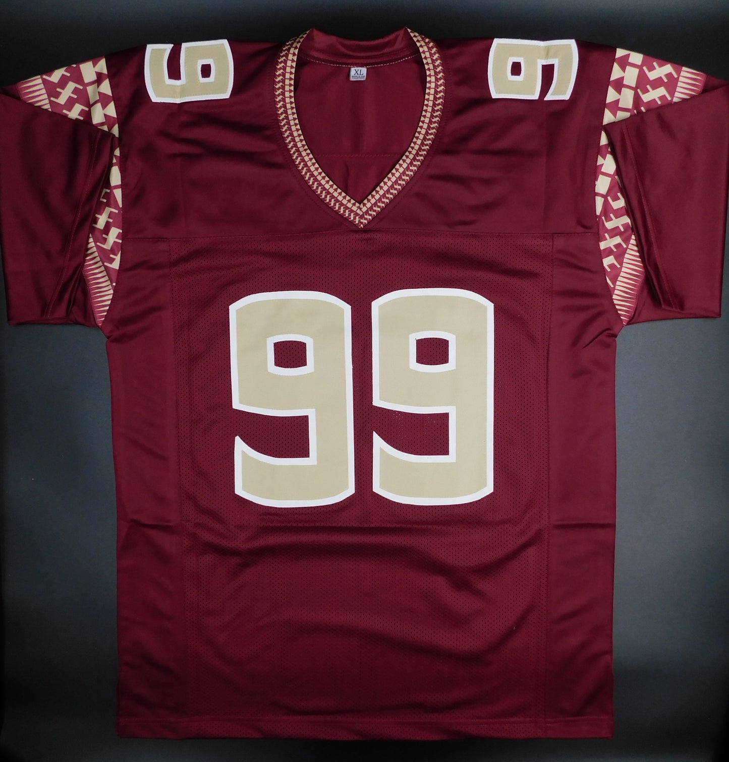 Brian Burns Signed Autographed Red Florida State University Football Jersey JSA COA