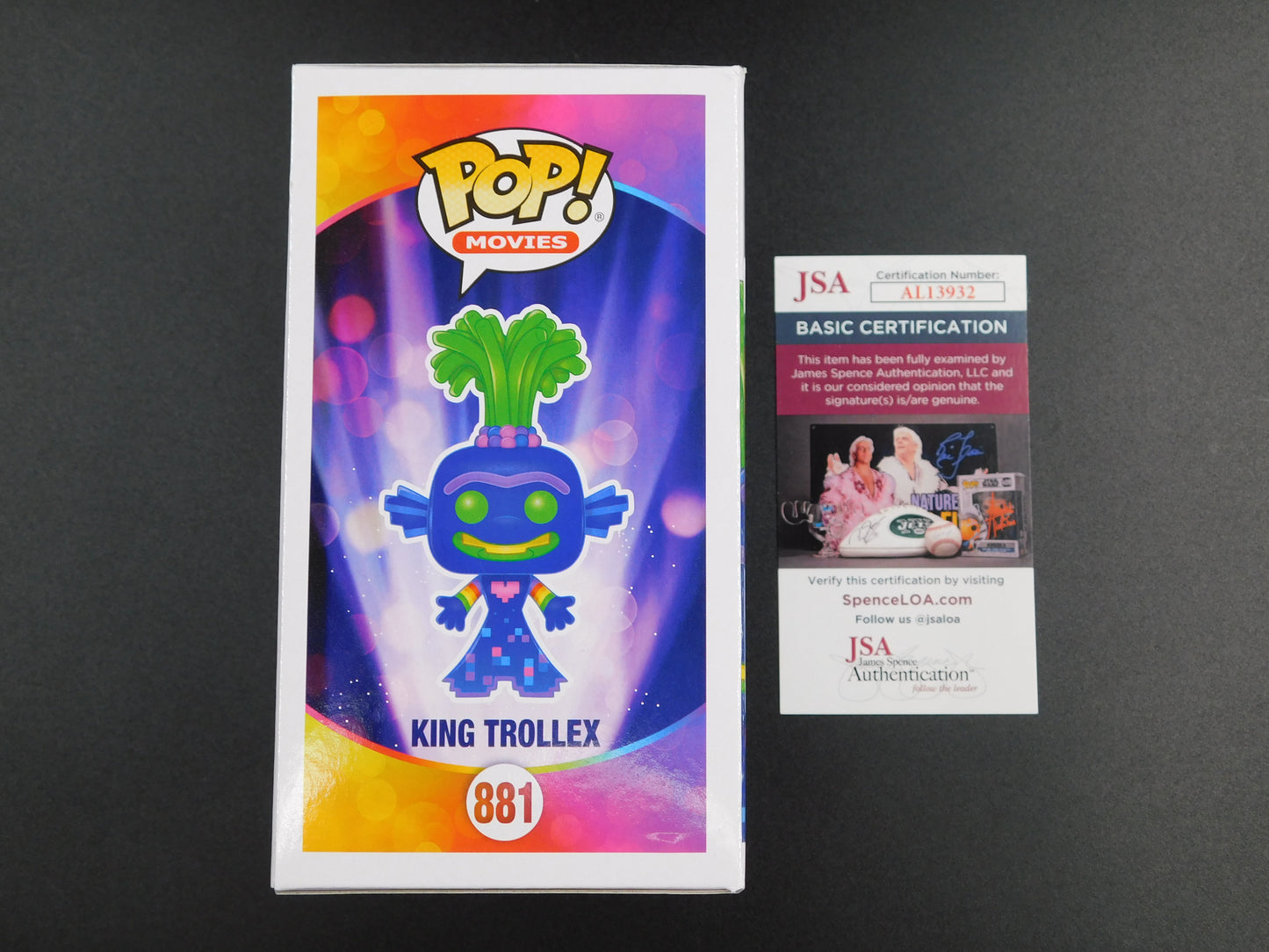 Anthony Ramos Signed Autographed Funko Pop 881 King Trollex Trolls World Tour JSA COA