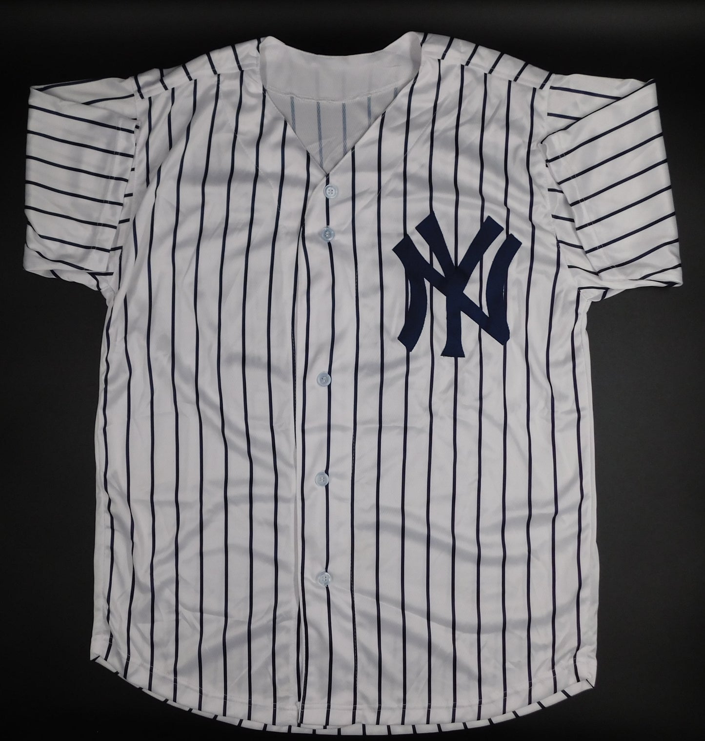 Deivi Garcia Signed Autographed New York Yankees Pinstripe Baseball Jersey MLB JSA COA